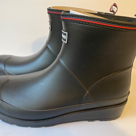 TOMMY HILFIGER- Breezi3 Women's Rubber Slip On Rain Boots Waterproof Sz 8 - Picture 4 of 6